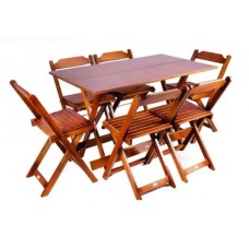 Mesa Dobrável Madeira - 002556